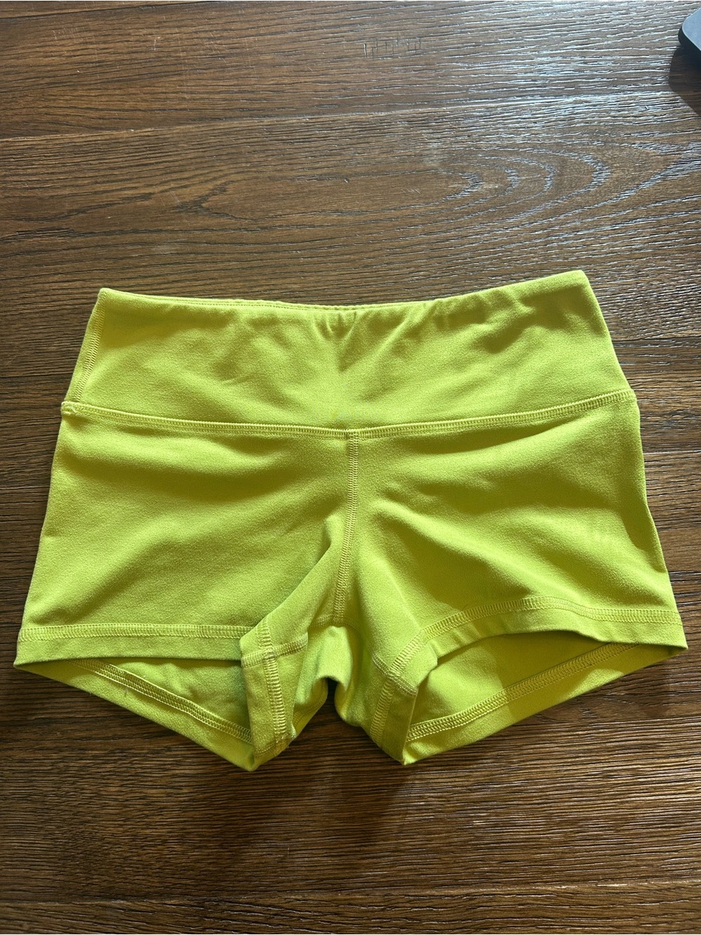 Fleo Lime Yellow Athletic Shorts